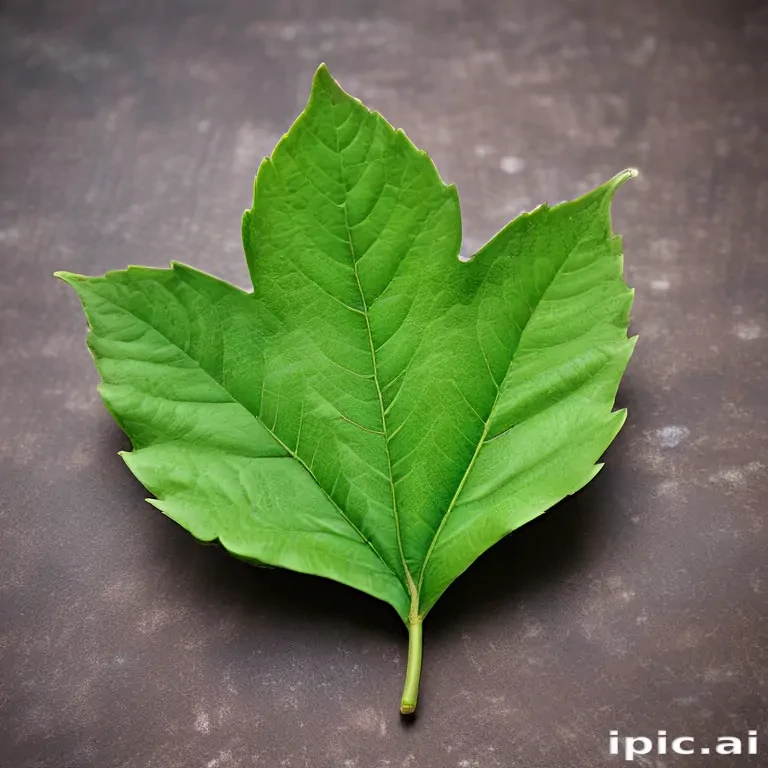 green leaf design