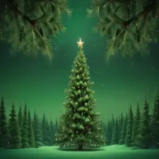 green christmas bg