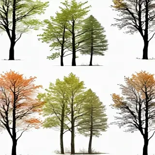 trees transparent