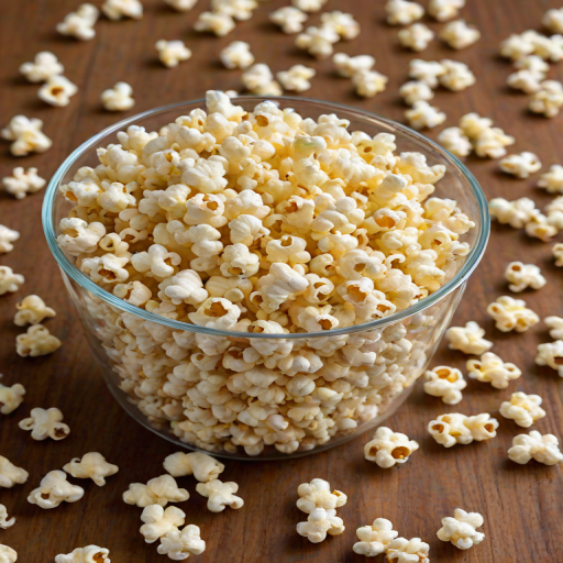 transparent popcorn