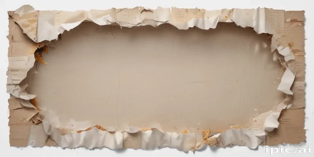aesthetic ripped paper png