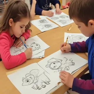 kids drawing
