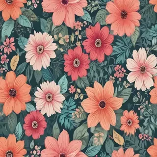 floral computer background