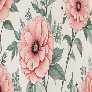 aesthetic flowers drawing