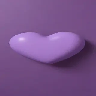 aesthetic purple heart