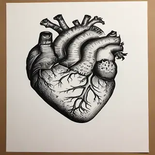 hand drawn heart