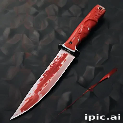 bloody knife aesthetic