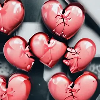 broken heart aesthetic
