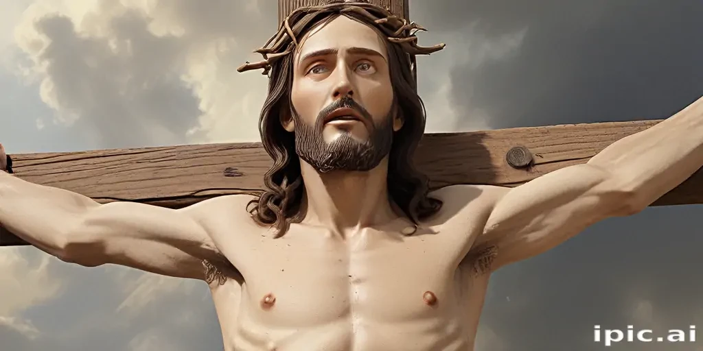 a picture of jesus on the cross