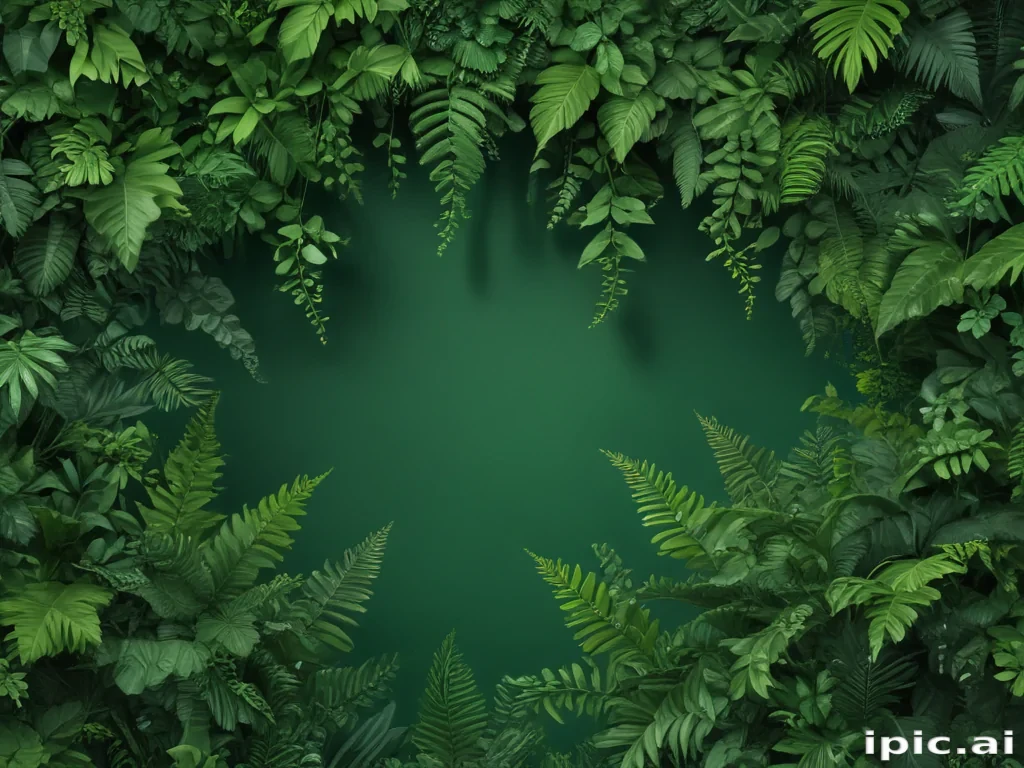 green aesthetic background