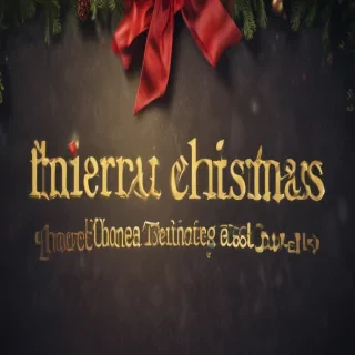text merry christmas png