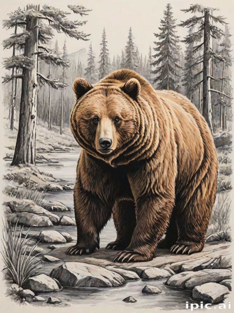 bear pictures to draw