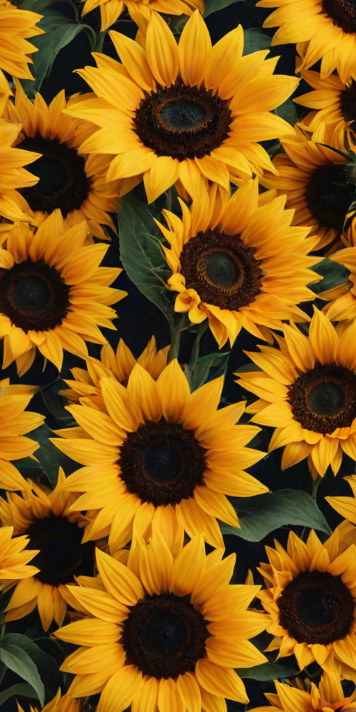 sunflower backgrounds aesthetic