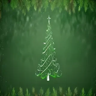 green christmas wallpaper