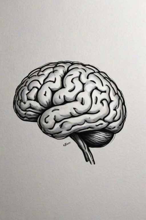 brain sketch
