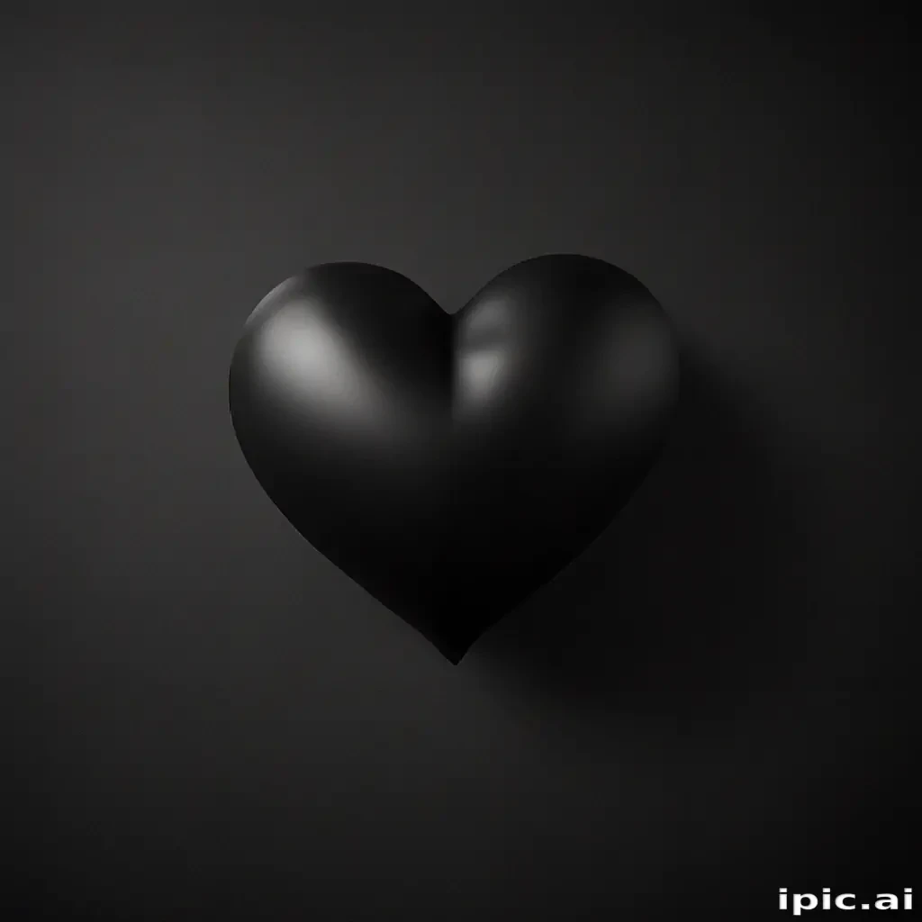 black heart background