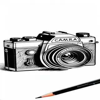 camera drawing