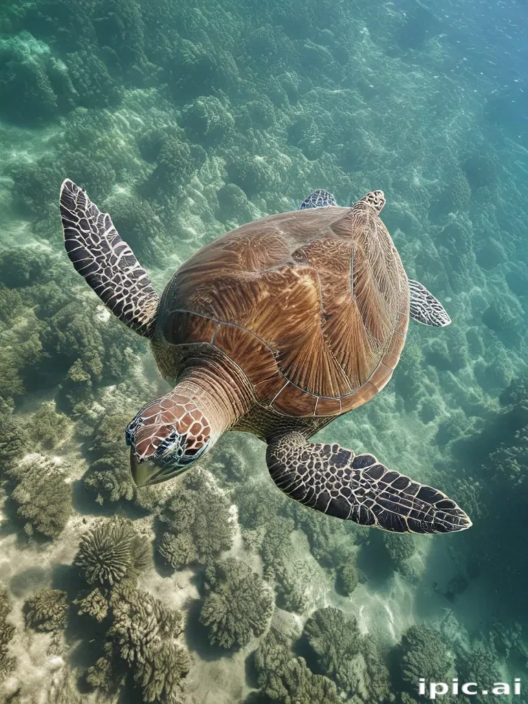 sea turtle desktop background