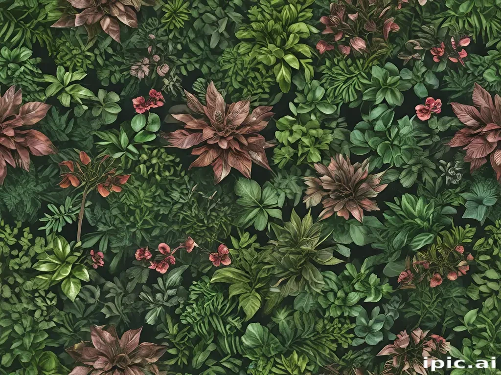 plants no background