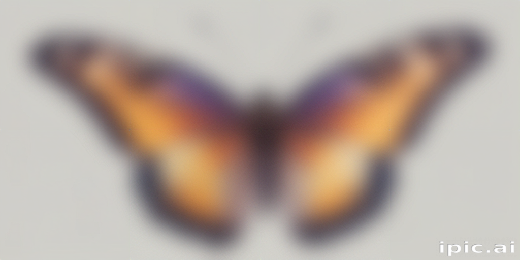 A Beautiful Butterfly Displaying Vibrant Colors Against a Soft Background.