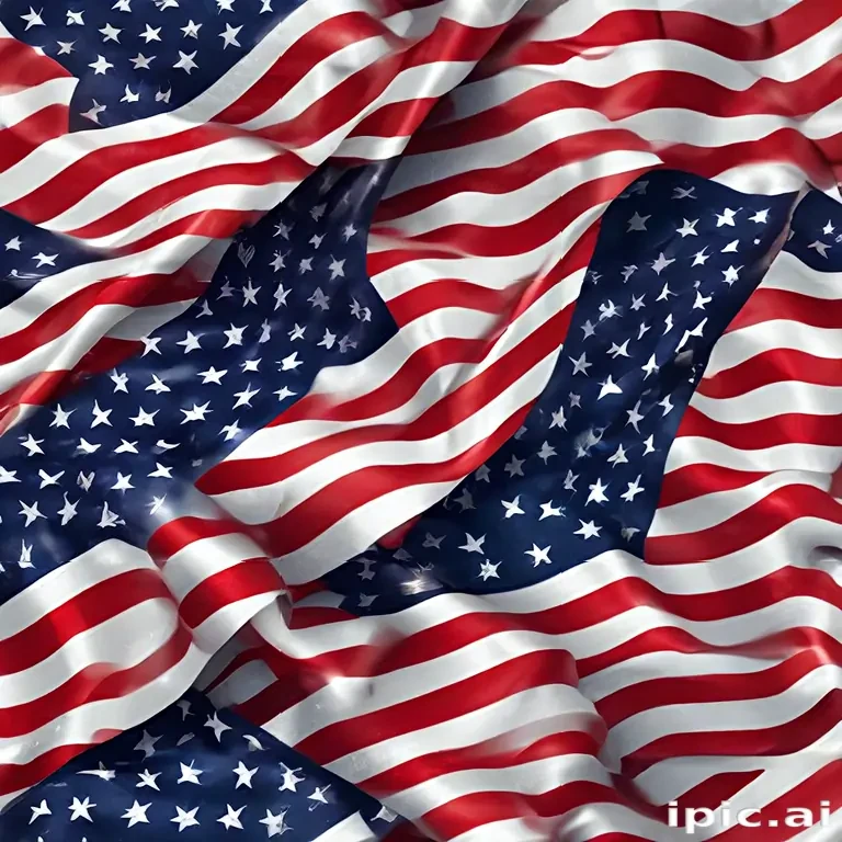 american flag waving png