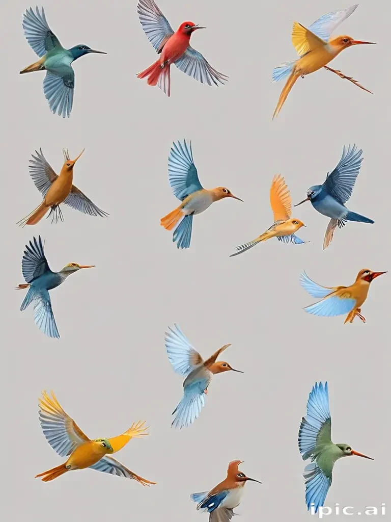 birds transparent