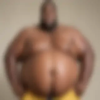 black fat man