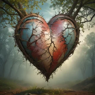 backgrounds broken heart