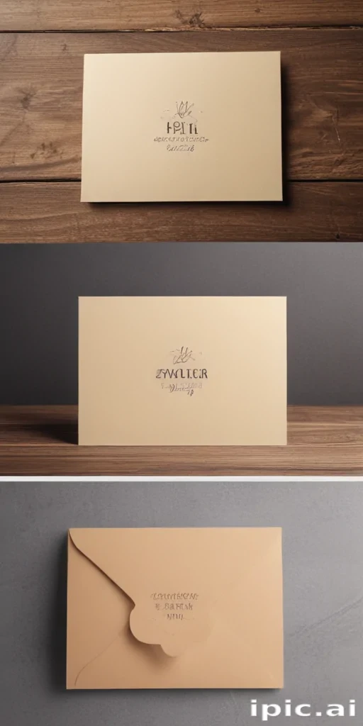 greeting card mockup