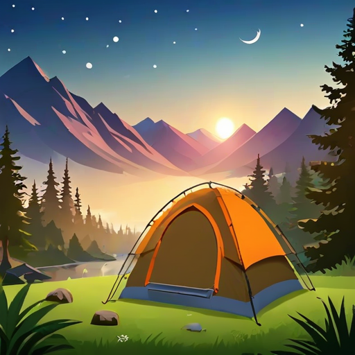 camping background