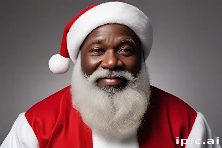 black santa png