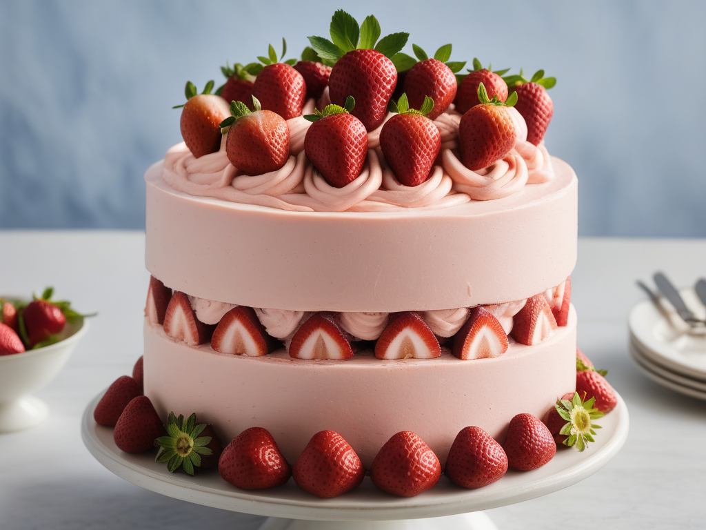 how to make a strawberry filling for a cake