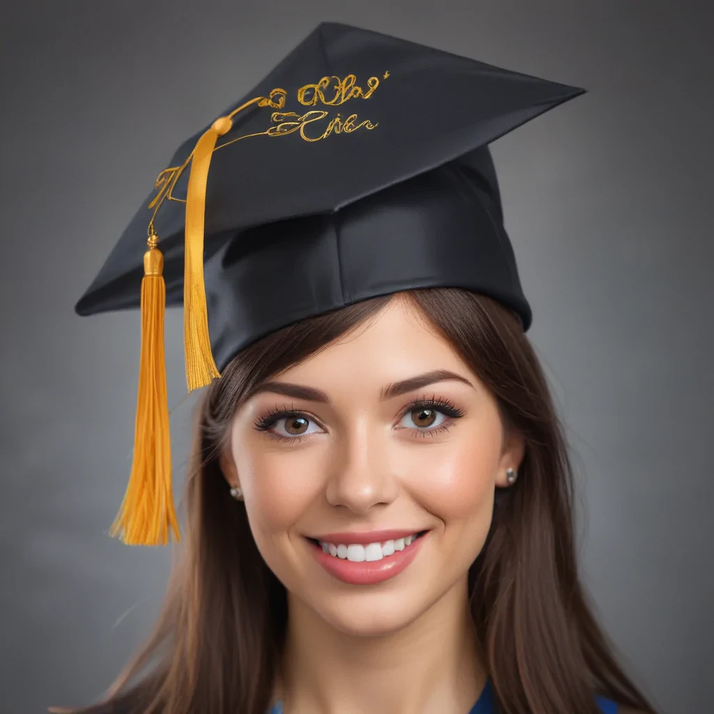 grad hat png