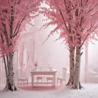 pink and white aesthetic