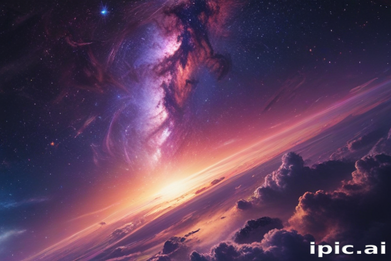 A Breathtaking Cosmic Scene Displaying the Beauty of the Universe