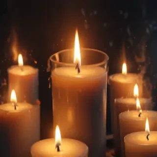 candle drawing