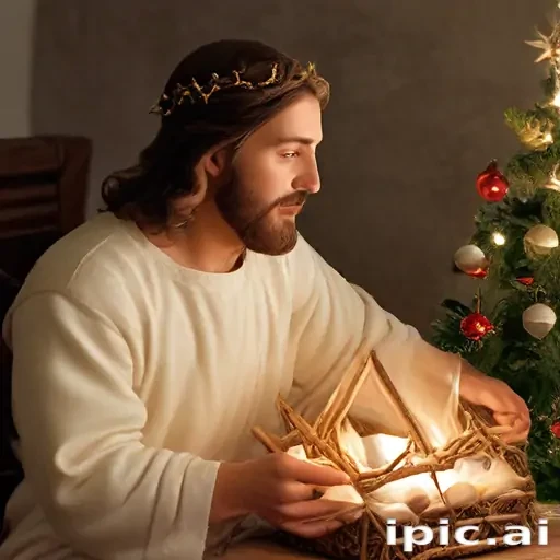 jesus at christmas images