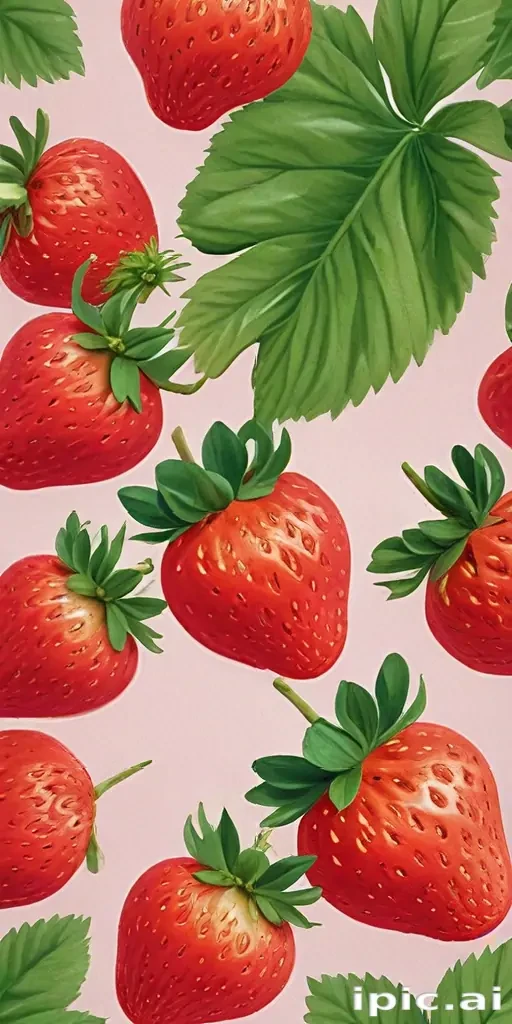 aesthetic strawberry wallpaper
