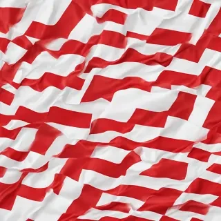red and white flag