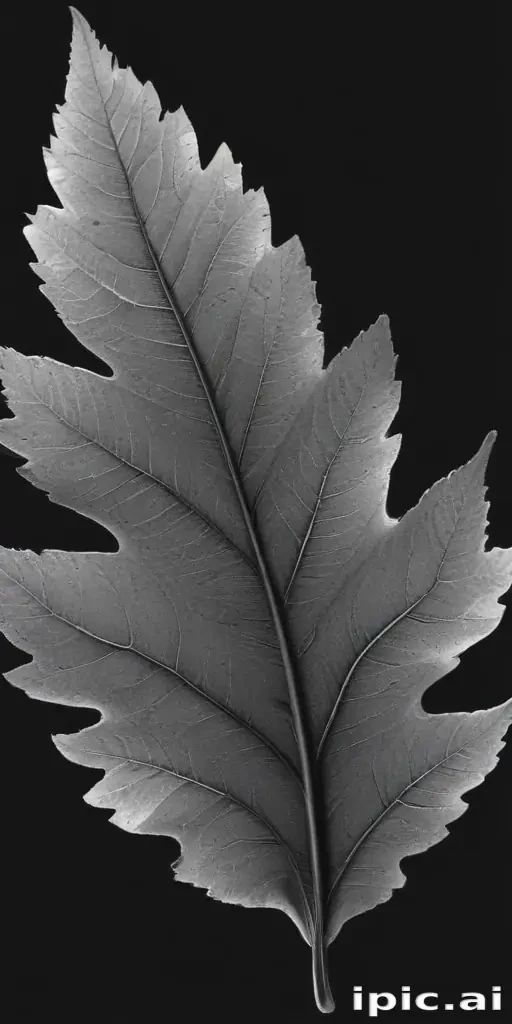 clipart of leaf black and white