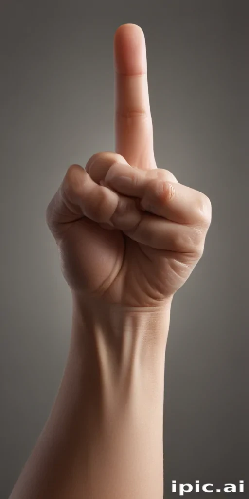 finger pointing png