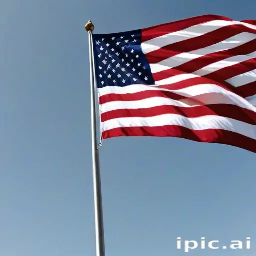 american flag waving png