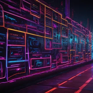 coolest neon wallpaper