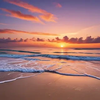 beach background sunset