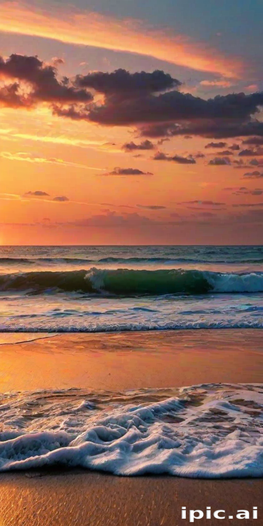 sunset wallpaper beach