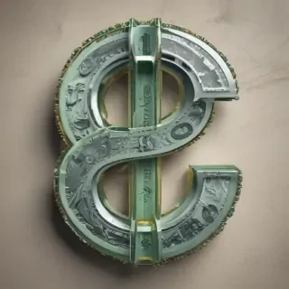 transparent dollar sign