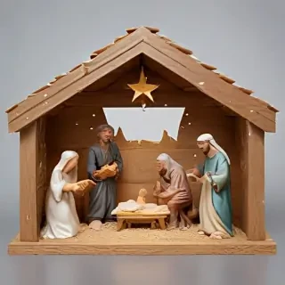 free christmas nativity scene