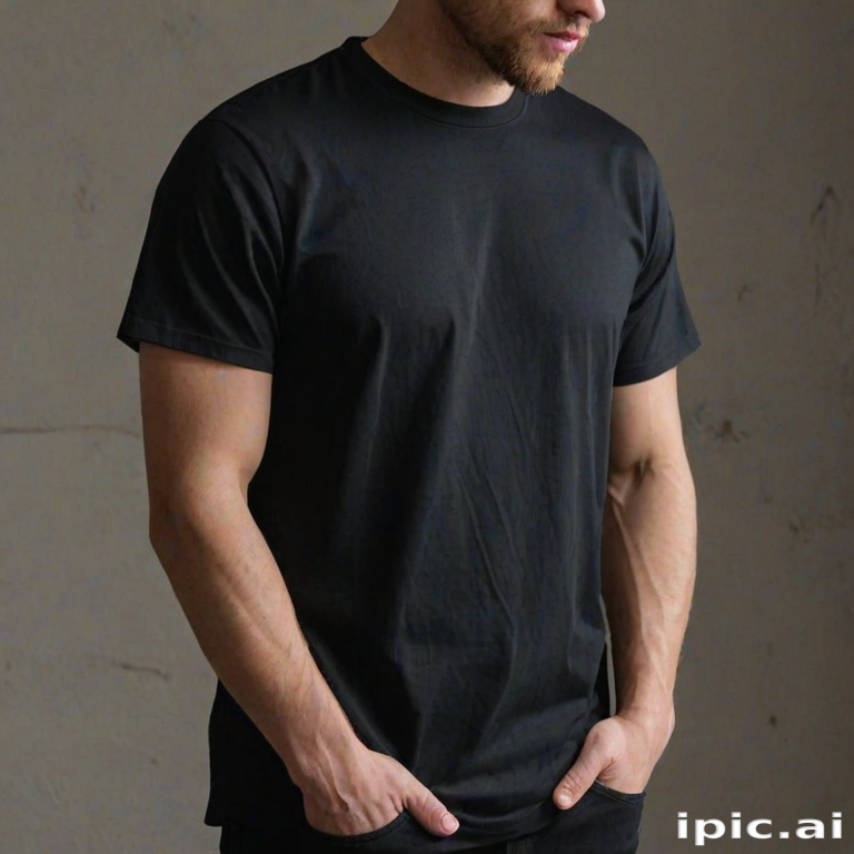 black mockup shirt