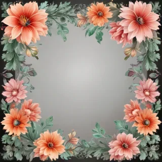 clipart borders flowers