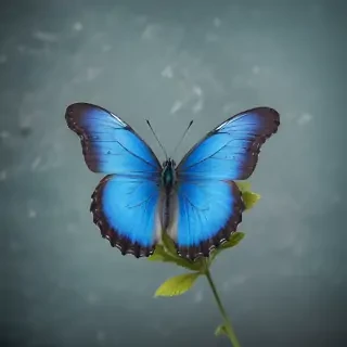 blue butterfly